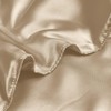 YASMENG Taupe Cooling Satin Throw Blanket 50 x 60 Inches