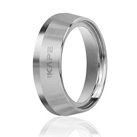 IKAPE Coffee Products, 51mm Espresso Dosing Funnel, Stainless Steel Coffee Dosing Ring Compatible with All 51mm Espresso Portafilter, Including Delonghi EC0680, EC0685 Bottomless Portafilter