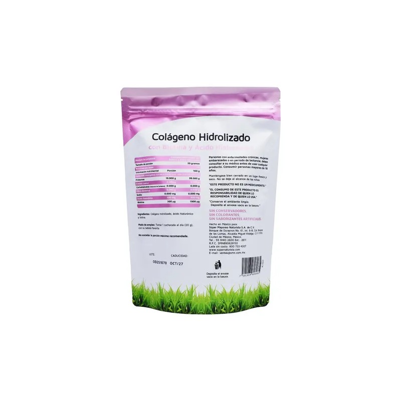 Kit 1 Colageno Biotina Y Acido Hialur + 1 Vitamina