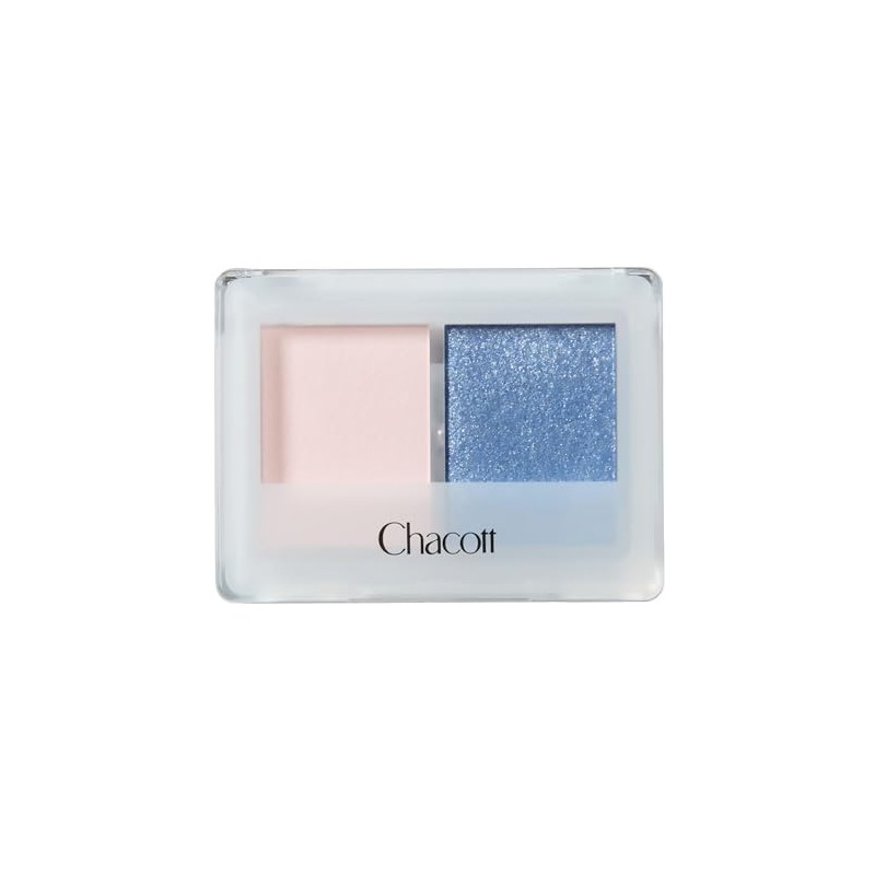Chacott Eyeshadow Duo 602 White Milk Tea x Blue
