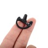 KOMBIUDA 1 Pair Interphone Reusable Rubber Earpieces for Coil Tube