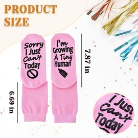 Pink Mom to Be Socks Expecting Mother First Time Mom Gifts for New Mommy Soft Socks for Pregnant Women Sister Friend Daughter in Law Christmas Birthday Gift