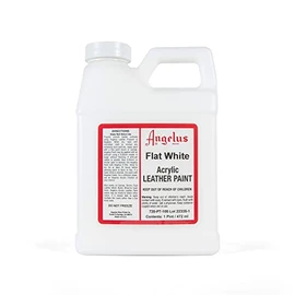 Angelus Leather and Textile Paint 105 Flat White Matt 472 ml