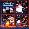 9 Sheets Christmas Window Clings for Glass Windows, Christmas Static