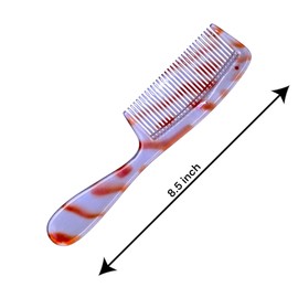 2PCS Large Wide Tooth Comb, Shower Combs, Hair comb for wet curly hair, Durable Hair Brush for Best Styling and Professional Hair Care 8.5 inch