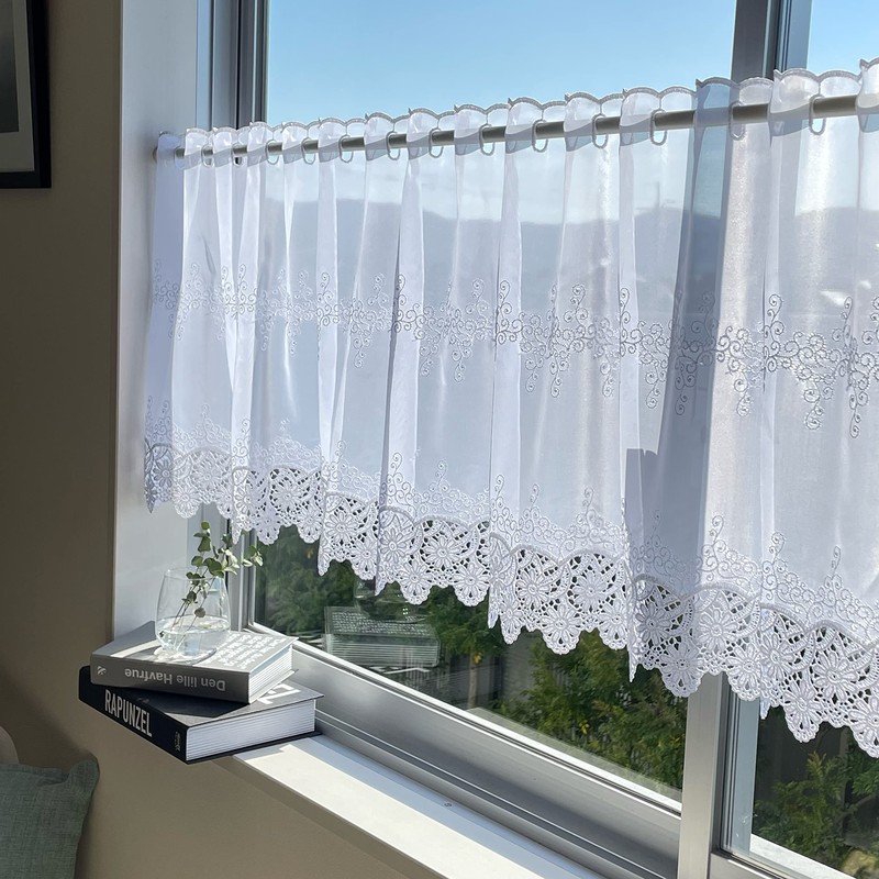Intelix CF3-100-45 Embroidered Lace Small Window, Japanese Sewing, Width 39.4