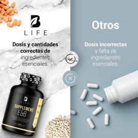 Vitamina E + Biotina, Poderoso Antioxidante 200 Cápsulas B Life