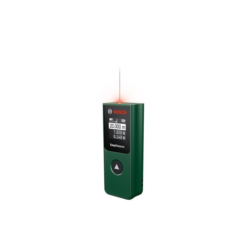Bosch Laser-Entfernungsmesser EasyDistance 20 (einfache und präzise Messung bis 20
