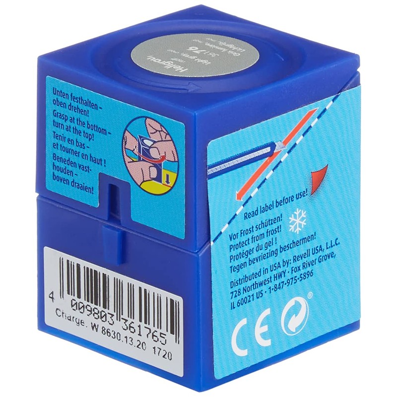 Revell 18ml Aqua Color Acrylic Paint (Light Grey Mat Finish)