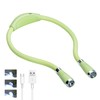 TSINGREE LED Neck Book Light, Reading Light, USB-C Rechargeable, Hands