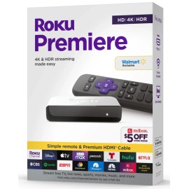 Roku Newest Roku Premiere 3920RW HD/4K/HDR Streaming Media Player Sealed