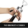 PQCLXUYA Wine Opener Gift Set, Zinc Alloy Premium Wing Corkscrew