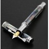 Xezo Maestro Fountain Pen, Medium Nib. Handcrafted with Black Mother