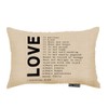 Nicokee Throw Pillow Cover Love Quote 1 Corinthians 13 4-8