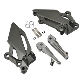 XMT-MOTO Front Driver Foot Pegs Rest Bracket Fit For Kawasaki Ninja 300 EX300 2013-2017