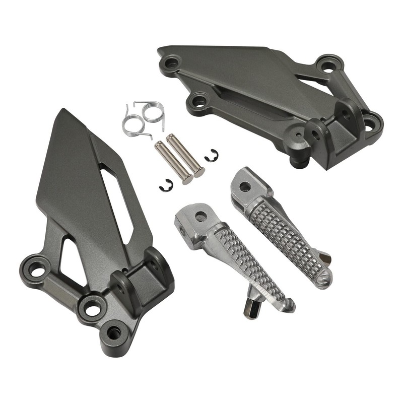 XMT-MOTO Front Driver Foot Pegs Rest Bracket Fit For Kawasaki