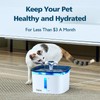 Veken Cat Water Fountain Filter, Classic 12 Pack Replacement Filters