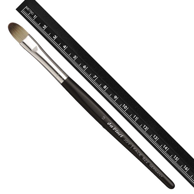 Da Vinci Concave Brush, Vegan, Synthetic Fibres, Size 12, Made