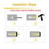 Kevinrooty Heavy Duty Tree Style Steel Wall Anchor, 8x38, 8