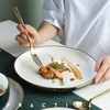 Pokini Porcelain Dinnerware Sets, 12 Piece Luxury China Plates and