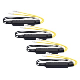 ANCLLO 4PCS 12V 21W LED Load Resistor Motorcycle Turn Signal Indicator Light Decoder Fix Error Accessories