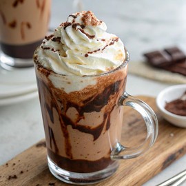 Castle Kitchen Caramel Dark Hot Chocolate (6 Pack) Premium Plant Based, Dairy Free, Gluten-Free, Vegan Hot Coca Mix - Just Add Water - 14 oz