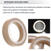RATCHROLL 2 Set Universal Speaker Spacer Ring Tweeter Speaker Spacer