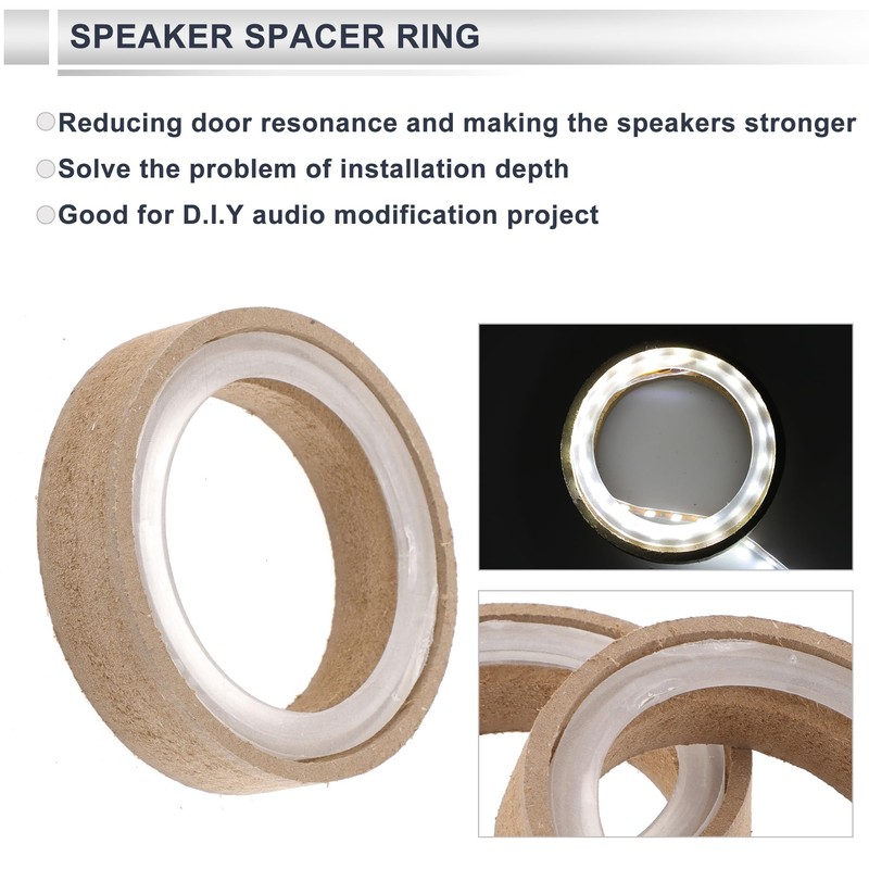 RATCHROLL 2 Set Universal Speaker Spacer Ring Tweeter Speaker Spacer