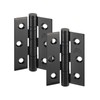 Black Door Hinges 3 Inch 75mm Suitable for Internal Doors