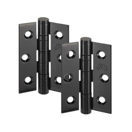 Black Door Hinges 3 Inch 75mm Suitable for Internal Doors