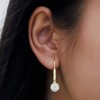 Radiant Earrings for Women 925 Sterling Silver Hanging Long Round