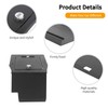 Hoolcar Center Console Armrest Locking Storage Safe Box Armrest Organizer