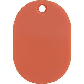 TRUSCO UHFL-R Small Bills with Easy Read Colors, Large, 2.4 x 1.6 inches (60 x 40 mm), Pack of 5, Red