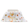 PENG'S M Muslin Burp Cloths 5-Pack 20''x10'' Pumpkin Baby Burping