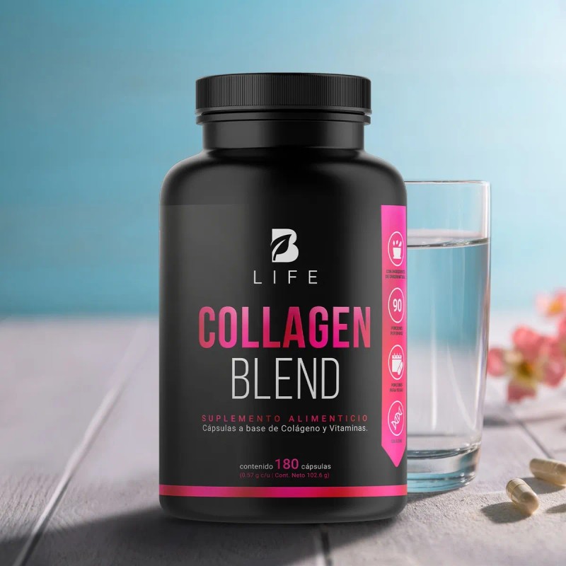 Colágeno Hidrolizado De 180 Cápsulas B Life
