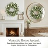 Quixem 20 Inch Easter Wreath for Front Door, Spring Eucalyptus