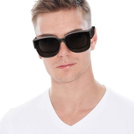 LVIOE Fit Over Glasses Sunglasses Polarised, Cateyes Frame Ladies Wrap Over Glasses Sunglasses UV Protection