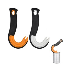 LumaHaven 2-Pack J-Hook Can & Ring Pull Opener Aid