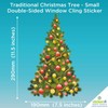 Christmas Window Stickers - Traditional Christmas Tree - Xmas Window