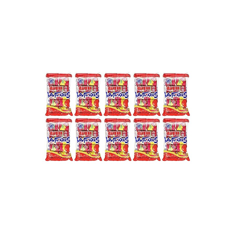 Haw Flakes 3.18 Oz / 90 G (Pack of 10)-SET
