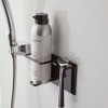 Yamazaki 5513 Magnetic Bathroom Shaving Cream & Shaver Holder, Black,