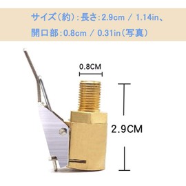 2pcs Closed Flow Lock Tire Thread Nozzle Adapter Car Pump Ace Xessary Fast Conversion Tip Type Nozzle Inflator Pump Pure Copper Nozzle Quick Adapter Car Inflator Accessories