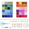 Magrimaxio 16000 Pieces 3 mm Beads for Bracelets, Letter Beads