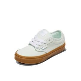 Vans Missy Atwood Shoe | Low-Top Girls' Fashion Sneakers for Walking, School & Casual Wear, Gum Spa Blue, 5