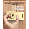 Mechanical Keyless Cabinet Lock, Cabinet Locks with Combination, Easy Installation