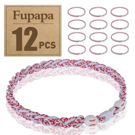 Premium 12Pack Baseball Necklaces, Multi-Color 18inches Sports Necklaces, Ideal for Baseball Team Gifts, Party Favors, Sports Parties