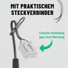 greate. greate 6x Baufassung E27 schwarz mit Schnellverbinder - Lampenfassung