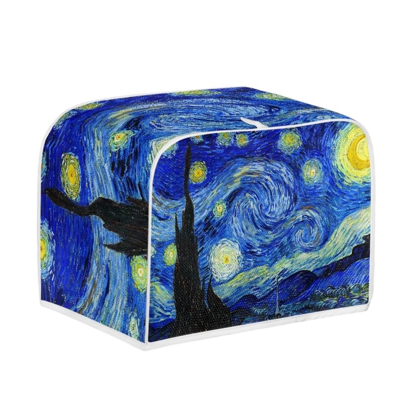 Talayituse Starry Night Toaster Cover 4 Slice Bread Toaster Oven