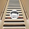 Leliafleury 4Pcs Handrail End Caps Stainless Steel Round Banister End