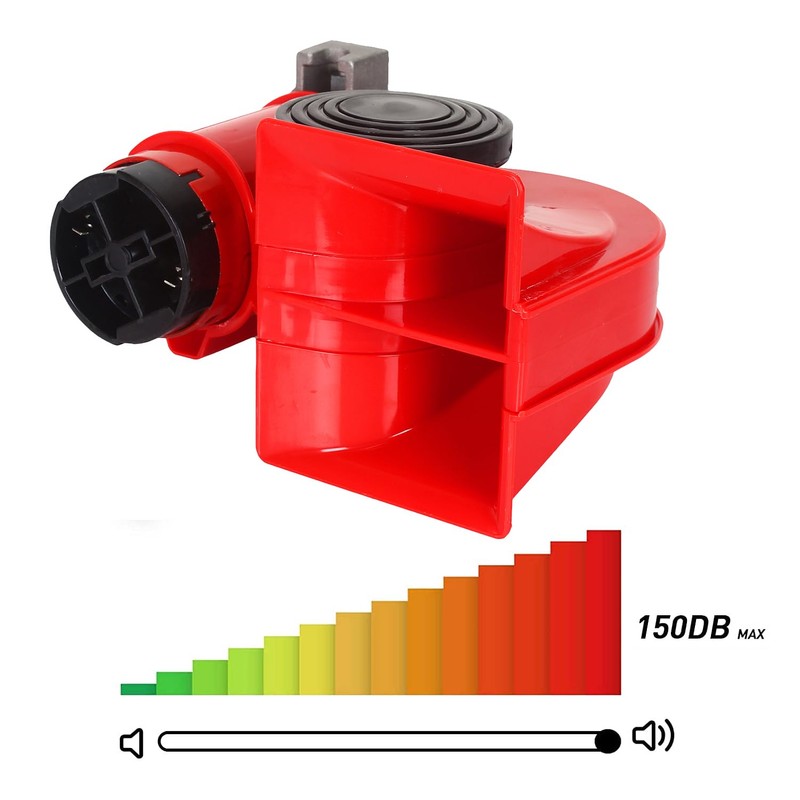 Oshotto Nautilus Twin Air Horn Universal for Cars, Trucks, Boats,